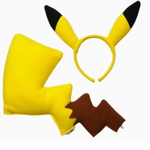Rubie’s Pokémon Pikachu Ears and Tail Dress up kit! Used once